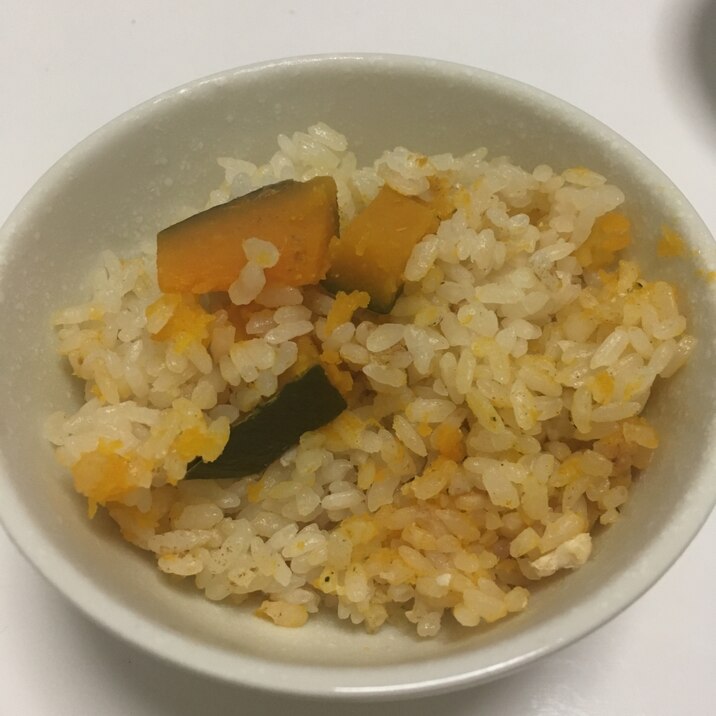 簡単カボチャの炊き込みご飯